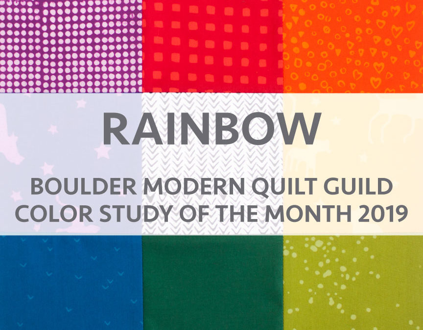 April Color Study – Six Rainbow Colors